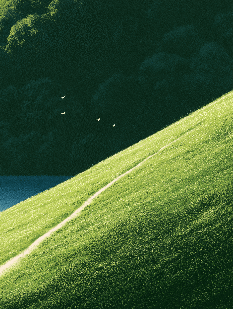 Stylised landscape